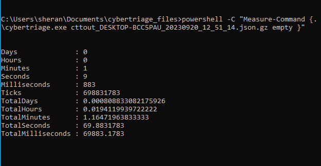 Exec time on low-resource Windows VM